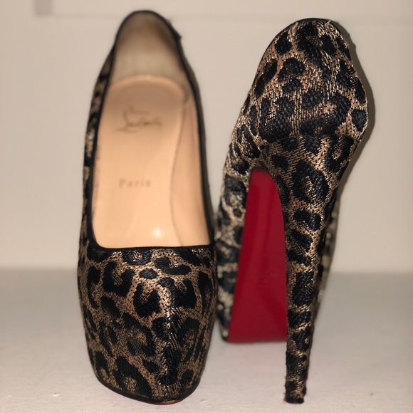 Christian Louboutin Leopard Platform - Picture 4 of 8